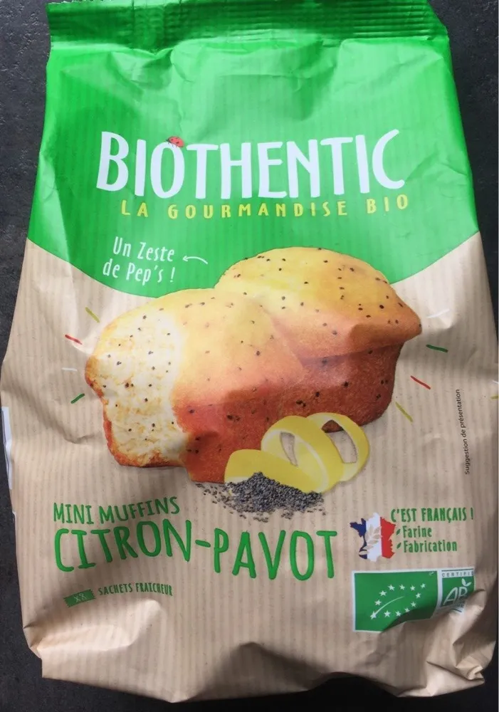 Mini muffins Citron-Pavot