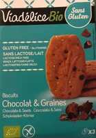 Biscuits petit déjeuner Chocolat & Graines bio