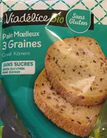 Pain moelleux 3 graines