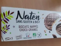 Naten biscuits nappés choco graines