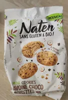 Mini cookies avoine choco noisette