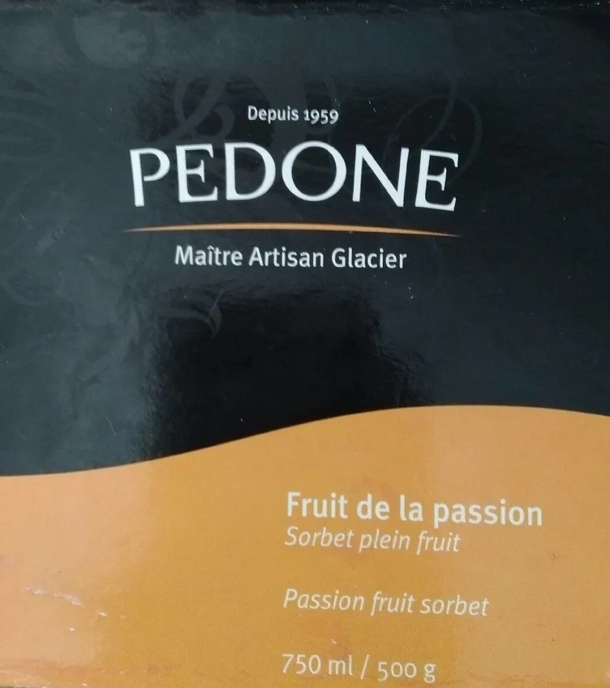 Sorbet fruit de la passion