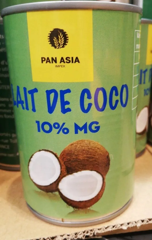 Lait de coco 10% MG