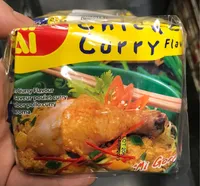 Nouilles instantanées saveur poulet curry