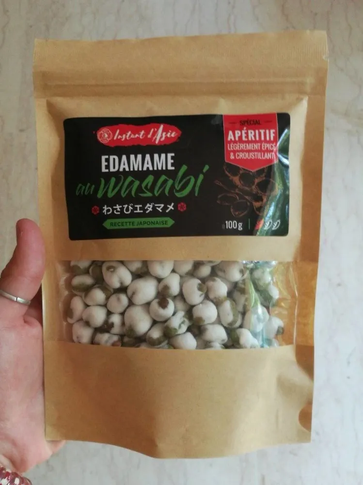 Edamame au wasabi