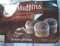 Mini Muffins cacao et pépites de chocolat
