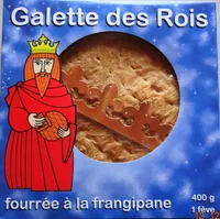 Galette des Rois, fourrée à la frangipane