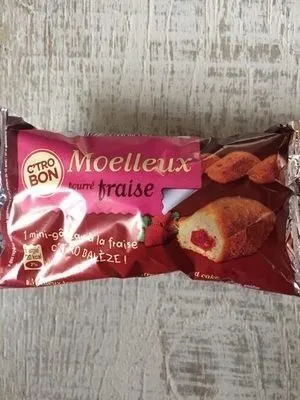 Moelleux fourre fraise