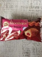 Moelleux fourre fraise