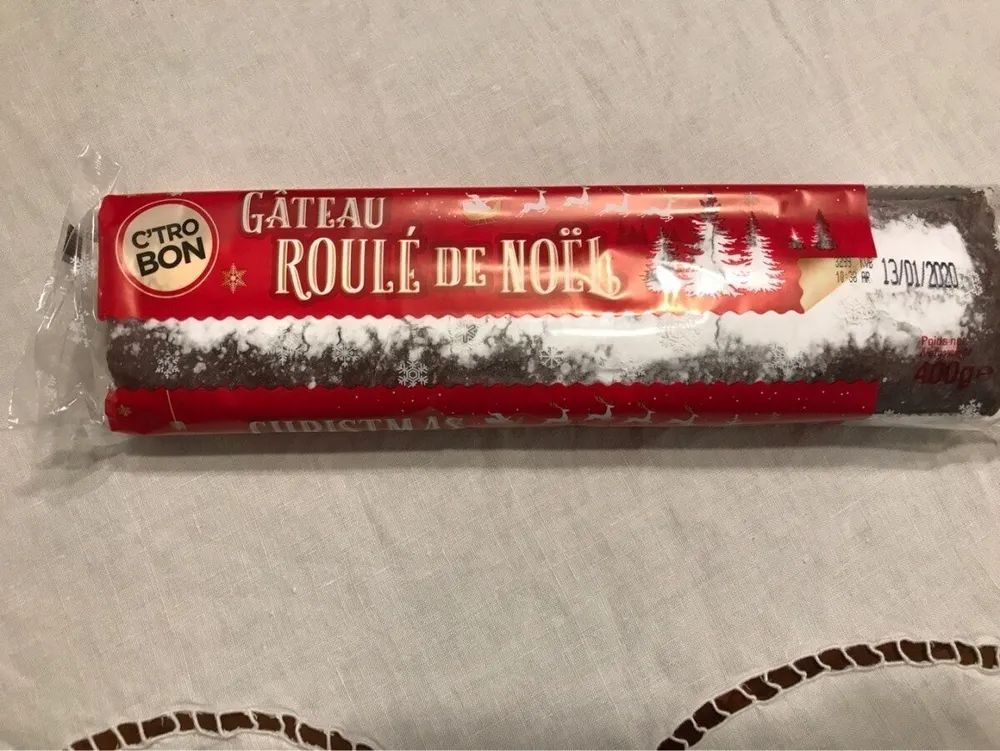 gâteau roulé de noel