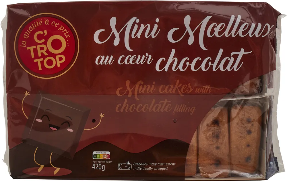 Mini Moelleux au cœur chocolat