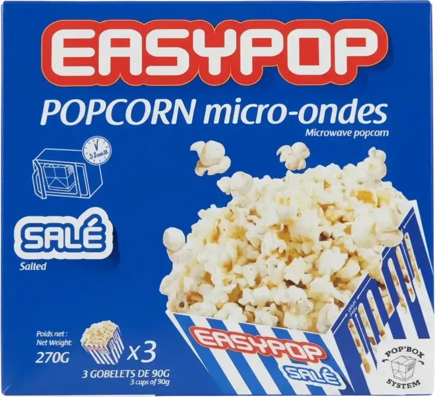 POPCORN micro-ondes SALÉ