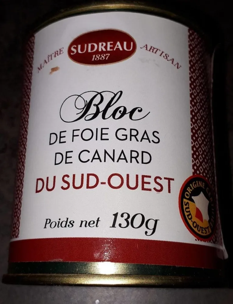 Bloc de foie gras de canard du Sud-Ouest