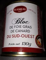 Bloc de foie gras de canard du Sud-Ouest