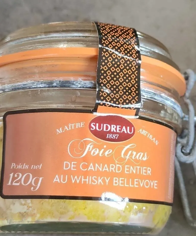 Foie gras de canard entier au whisky Bellevoye