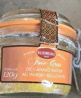 Foie gras de canard entier au whisky Bellevoye