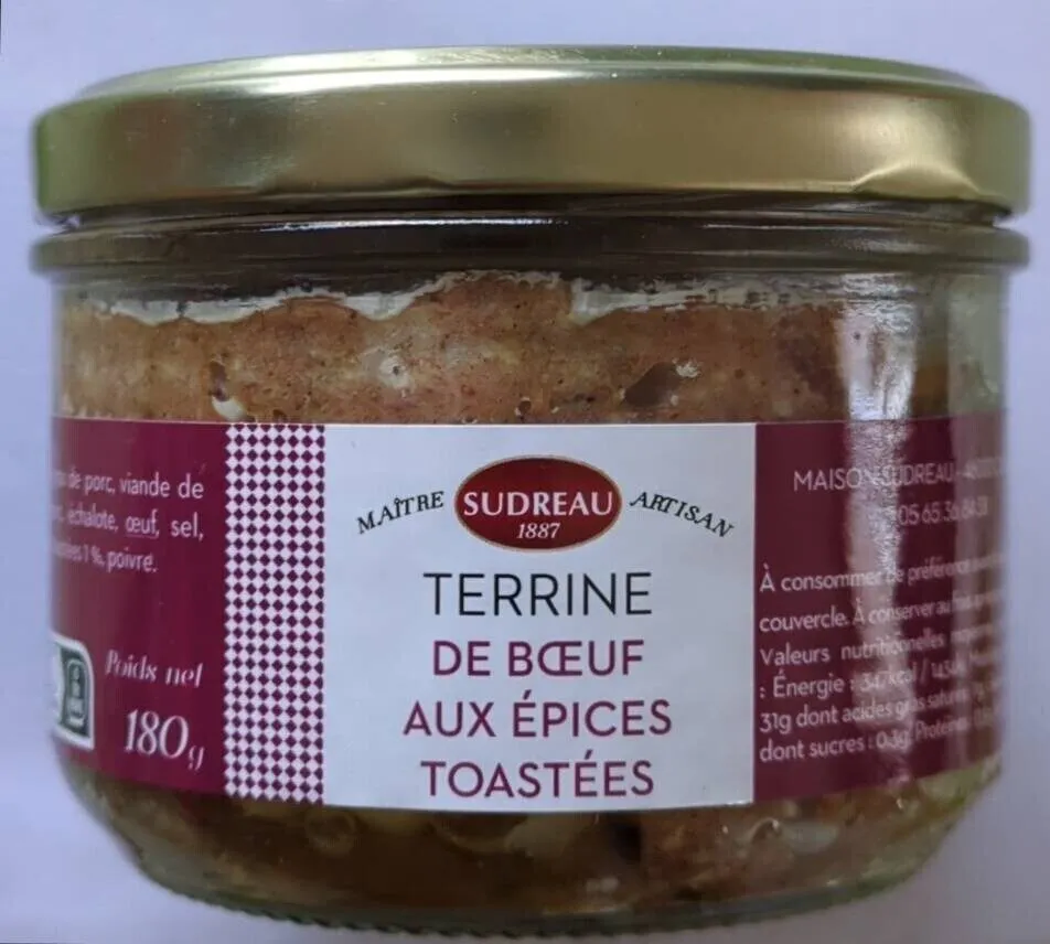TERRINE de boeuf aux épices