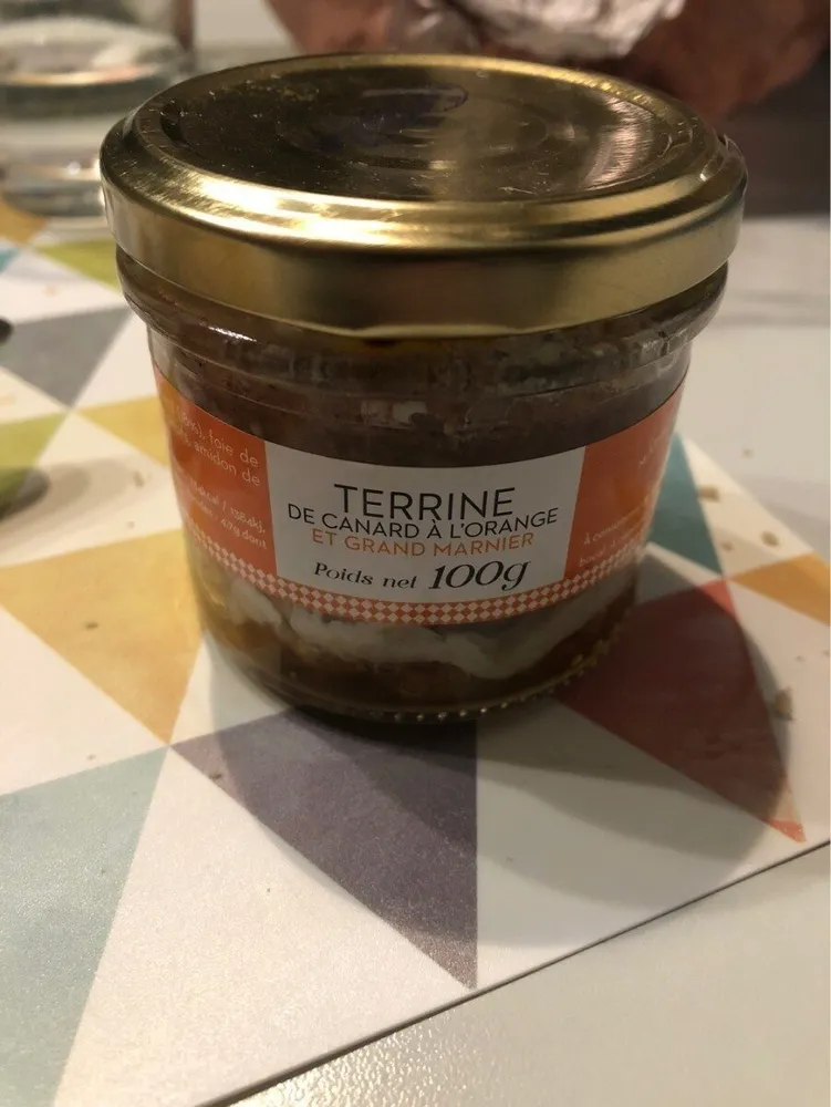 Terrine de canard a l'orange