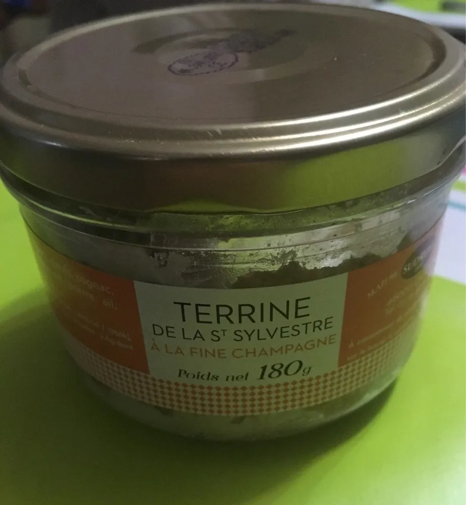 Terrine de la st sylvestre a la fine champagne