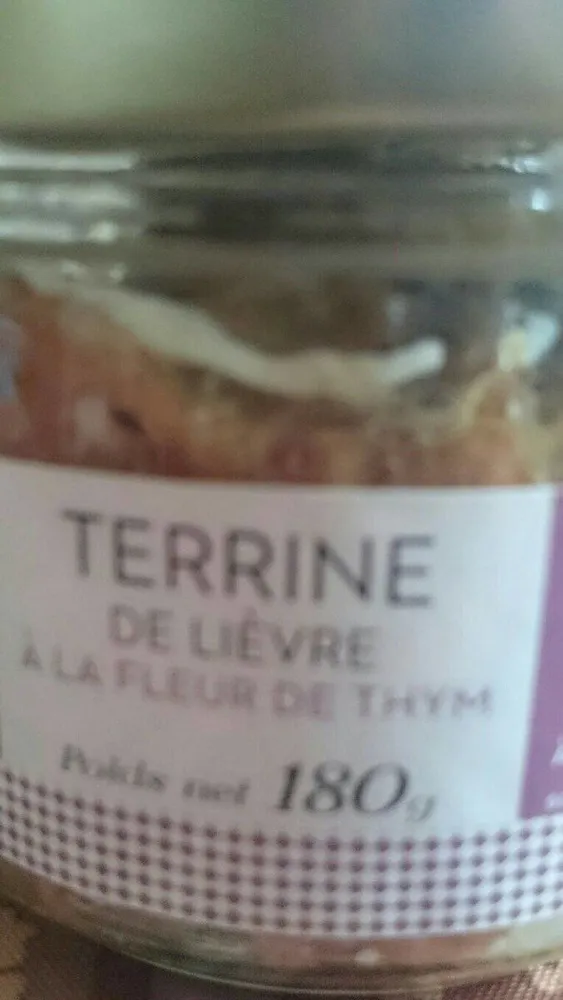 Terrine de lievre a la fleur de sel