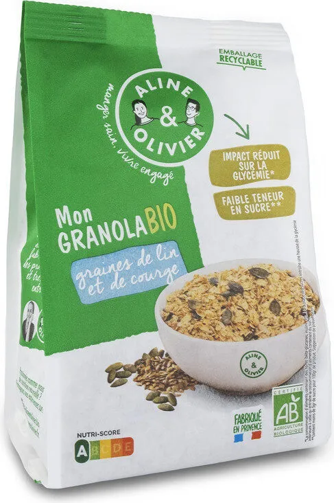 MON GRANOLA BIO LIN ET COURGE