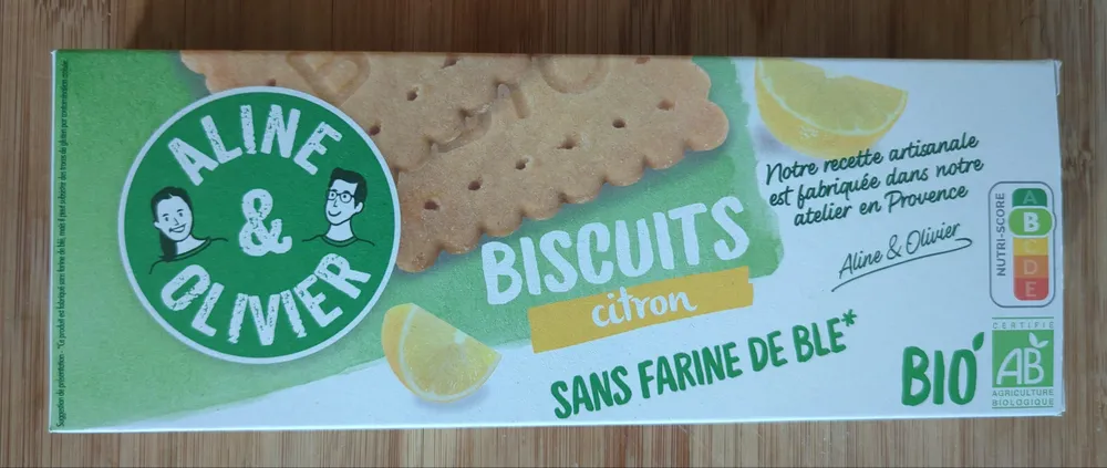 Mon biscuit bio citron