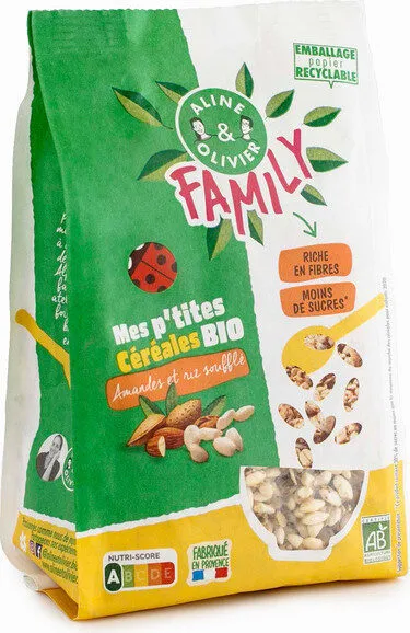 Céréales au riz soufflés amande