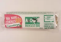 Ma barre de céréales bio canneberges