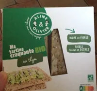 Ma tartine craquante aux graines bio au thym