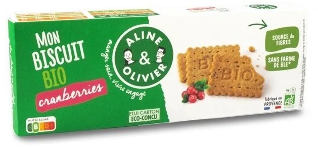 mon biscuit bio cranberry