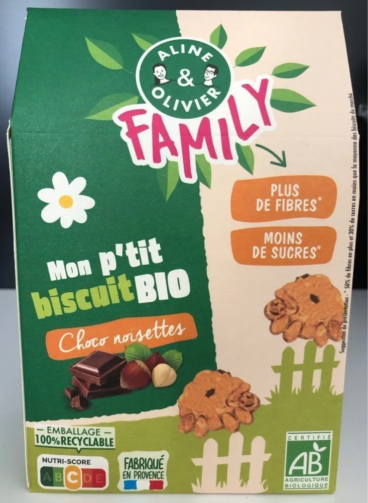 mon p'tit biscuit bio choco noisette
