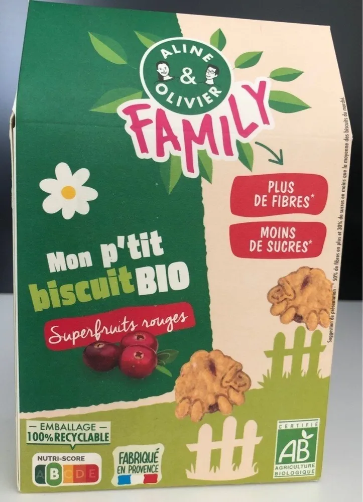 mon p'tit biscuit bio superfruits rouges