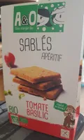 Sablés apéritif tomate basilic