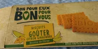 Biscuits citron gingembre