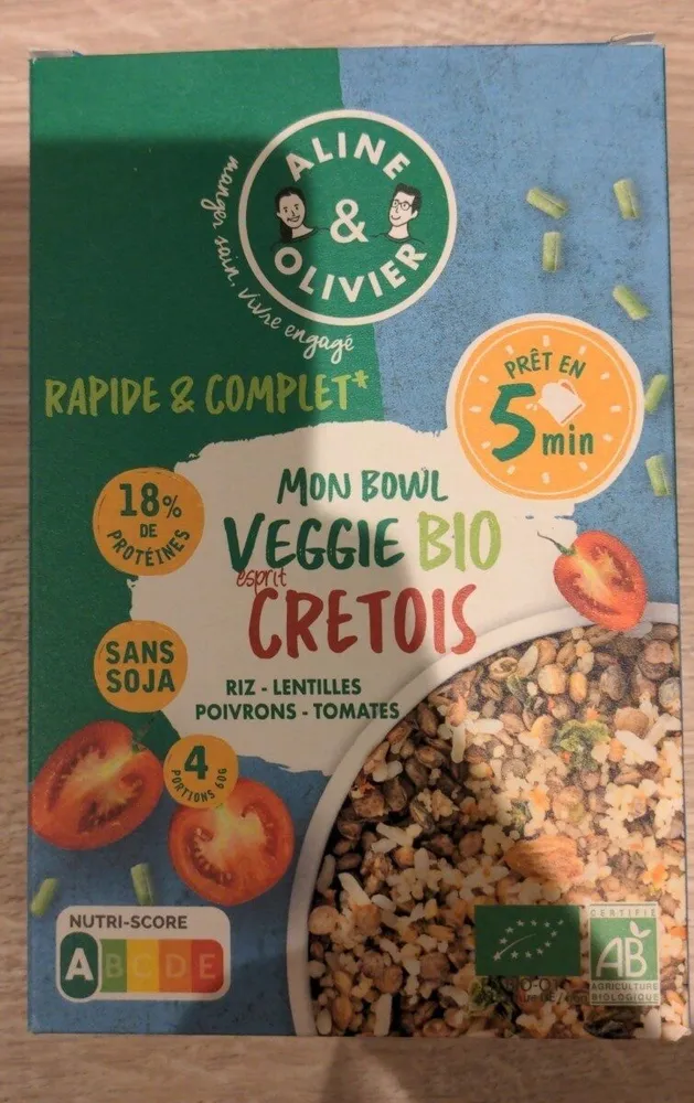 Mon bowl veggie bio crestois
