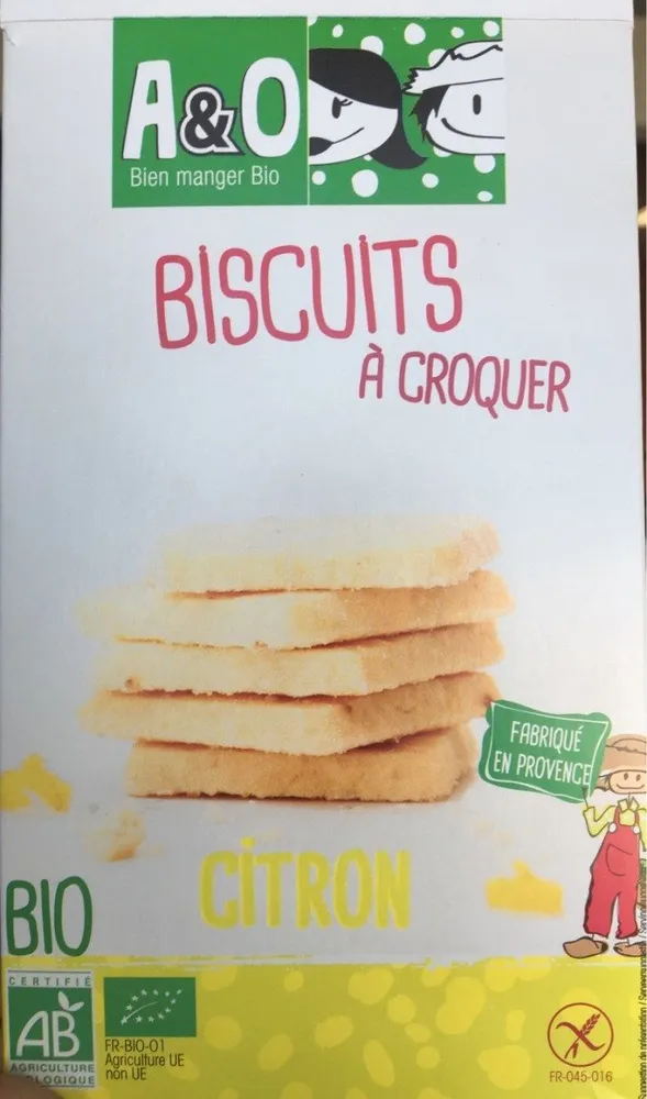 Biscuits a croquer citron