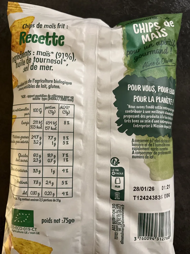 Tortillas de maïs