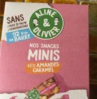 Mini snacks amandes caramel