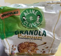 GRANOLA Premium Avoine complet, lin, chia, kasha. Amandes Caramel