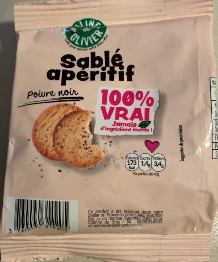 Sablé apéritif