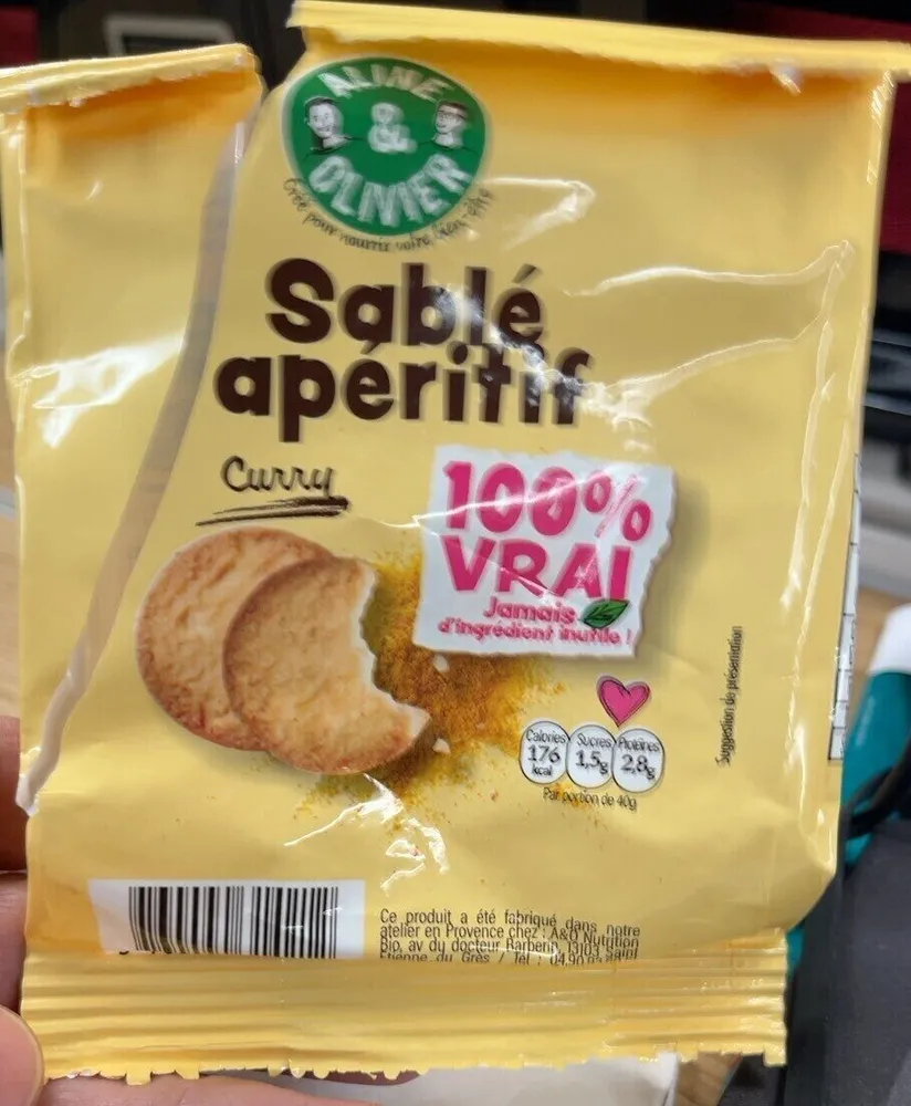 Sablé apéritif