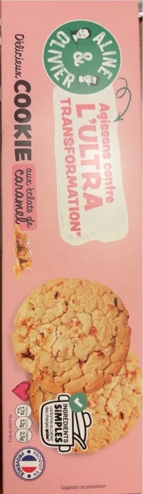 Delicieux cookie aux éclats de caramel