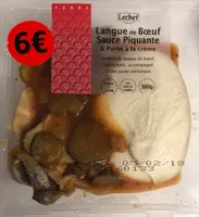 Langue de boeuf sauce piquante