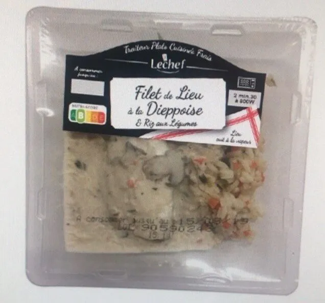 Filet de lieu à la Dieppoise