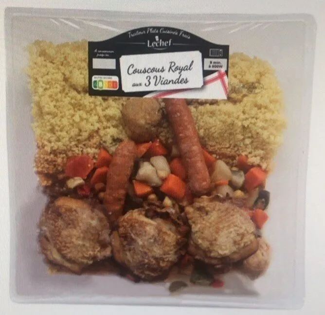 Couscous au Poulet, Merguez, Boulette de Volaille