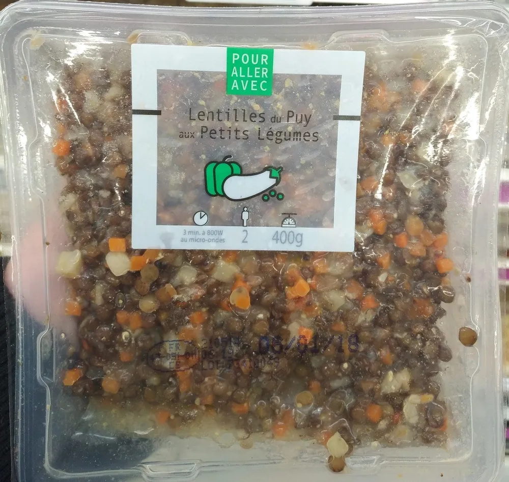 Lentilles du Puy aux Petits Légumes