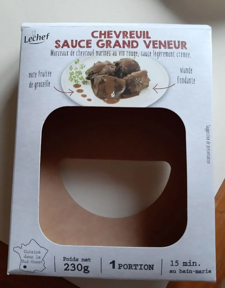 Chevreuil sauce grand veneur