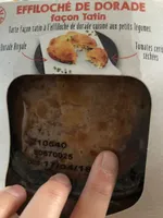 effiloché de dorade facon tatin