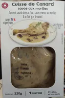 Cuisse de canard sauce aux morilles