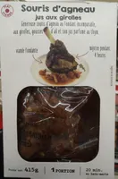 Souris d'agneau jus aux girolles